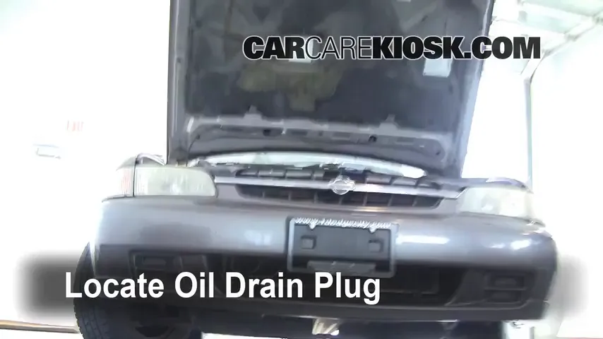 1998 Nissan Altima GXE 2.4L 4 Cyl. Oil Change Oil and Oil Filter